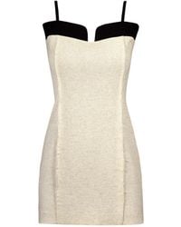 ALINA CERNĂTESCU - Neutrals Guava & Mini Linen Daywear And Cocktail Dress - Lyst