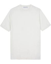 Paul James Knitwear - Superfine Merino Wool Illario Knitted T-Shirt - Lyst