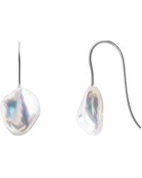 Ora Pearls - Mermaid Keshi Pearl Hook Earrings - Lyst