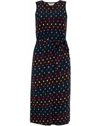 Sugarhill - Rory Jersey Midi Dress , Rainbow Painterly Spot - Lyst