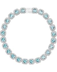 Arte Madrid - Pet It On Heart-Shaped Riviere Necklace - Lyst