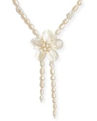 Martina Rozenberg Smira Jewelry - Flower Pearl Necklace - Lyst