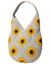 Ana Chic - Sunflower Handmade Crochet Shoulder Bag - Lyst