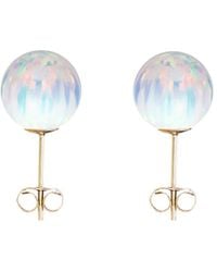 Ora Pearls - Ice Opal Stud Earrings -gold - Lyst