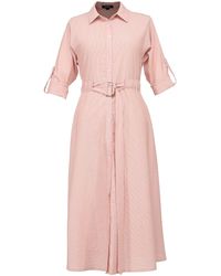 Smart and Joy - Long Minimalist Shirt Dress - Lyst