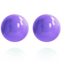Saule Label - Gaia Jumbo Earrings In Lavender Mist - Lyst
