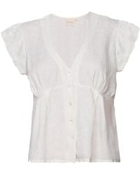 REISTOR - Deep V-Neck Short Off- Top - Lyst