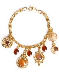 Caramel Vintage Jewellery - Autumn Charm Bracelet - Lyst