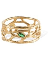 Retro Chic - Verdant Whisper Ring - Lyst