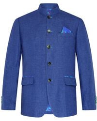 Beatrice von Tresckow - Azure Artie Linen Jacket - Lyst