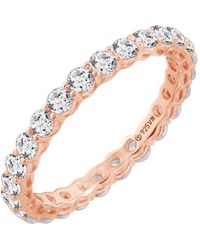 Diamonbliss - 2.5Mm Round Cut Eternity Ring - Lyst