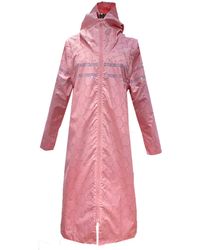 Maxjenny - Diamond Rain Coat Vest Powdery Pink - Lyst