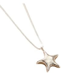 Posh Totty Designs - Sterling Chunky Star Pendant Necklace With Box Chain - Lyst