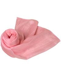 Silk and Bears - Blush Handwoven Silk Scarf – Lightweight Sheer Mulberry Silk Wrap - Lyst
