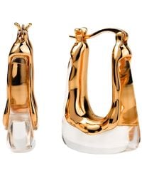 Zynnia Collective - Neutrals See Through Hoops - Lyst
