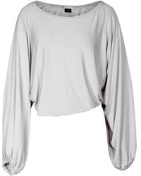 carlton jones - Cyclades Bamboo Cropped Sleeves - Lyst