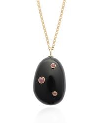Hye Jane Jewelry - Large Pietra Onyx And Ruby Necklace - Lyst