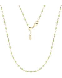 KAMARIA - Enamel Beaded Chain Necklace - Lyst