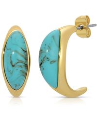 Leeada Jewelry - Etienne Hoops - Lyst