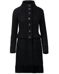 Conquista - Jacquard & Boucle Knit Dress With Patch Pockets - Lyst