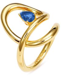 Meulien - Flowing Waterdrop Solitaire Ring - Lyst