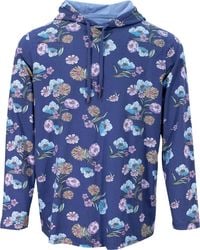 lords of harlech - Horatio Spaced Floral Printed Hoodie - Lyst