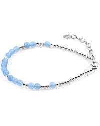 Anchor and Crew - Agate Sienna & Stone Bracelet - Lyst