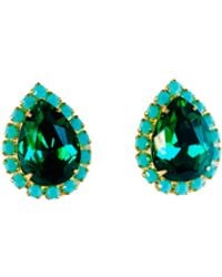 The Pink Reef - Pear Stud - Lyst