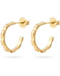 Onewildone - I Attract Ridged Hoop Earrings - Lyst