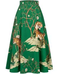 Marianna Déri - Tiger Print Maxi Skirt - Lyst
