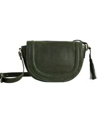 VIDA VIDA - Luxury Soft Leather Saddle Bag With Tassel - Lyst