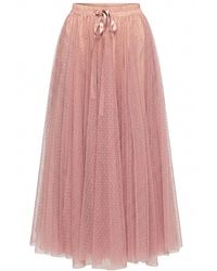 Tantra Spain Sl - Tulle Skirt With Polka Dots And Elastic Waistband - Lyst