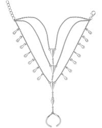 Lucy Quartermaine - Solid Sterling Drop Hand Chain - Lyst