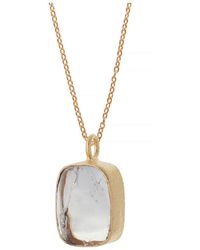 Goddess Charms - Neutrals Elemental Crystal Necklace - Lyst