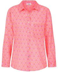 Luella Fashion - Montpellier Cotton Shirt Printed Pattern Neon - Lyst