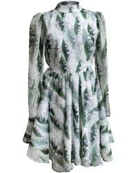 RainSisters - Backless Dress With Floral Print: Lily Of The Valley - Lyst