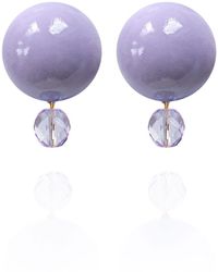 Saule Label - Luna Earrings In Pale Periwinkle - Lyst