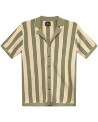 Vustra - Retro Striped Knit Camp Shirt - Lyst