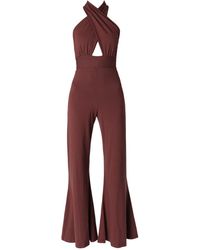 Italia A Collection - Mocha Glam Jumpsuit - Lyst