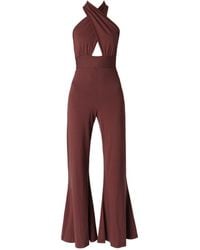 Italia A Collection - Mocha Glam Jumpsuit - Lyst