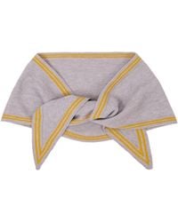 Saachi - Solid Triangle Scarf - Lyst