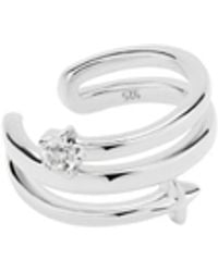 Vanhi - Star Crystal Ear Cuff - Lyst
