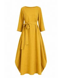 Nikka Place - Linen Maternity Loose Dress - Lyst