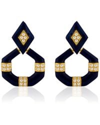 Milou Jewelry - Geometric Drop Earrings - Lyst