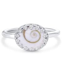 Arianne Delaney - Sterling Shiva Shell Gemstone Ring - Lyst