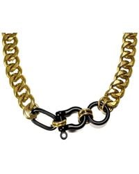 Rachel Nathan - Shackle Trio Necklace - Lyst
