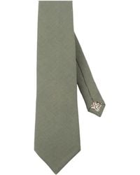 LE COLONEL - Clay Linen Tie - Lyst
