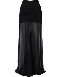 Lita Couture - Ruched Maxi Skirt - Lyst