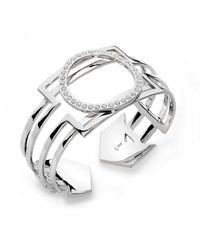 Lucy Quartermaine - Art Deco Hinged Bangle - Lyst