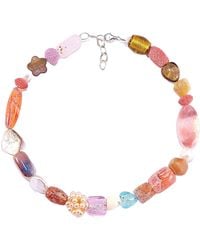 Mineralgems•Studio - Moss Agate Necklace - Lyst